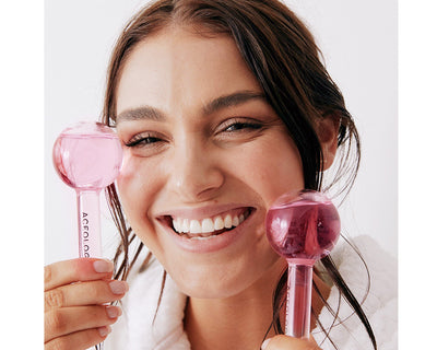 The Original Pink Ice Globe Facial Massager