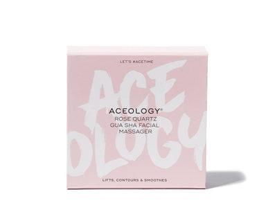 Rose Quartz Gua Sha Facial Massager - Aceology Beauty US