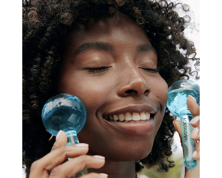 The Original Blue Ice Globe Facial Massager - Aceology Beauty US